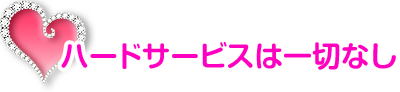 ハードサービス一切無し!